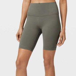Wunder Train High-Rise Short 8" Grey Sage